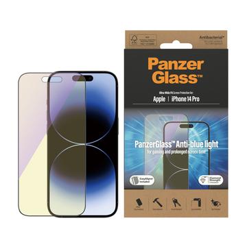 Geam Protecție Ecran iPhone 14 Pro - PanzerGlass Ultra-Wide Fit Anti-Blue Light EasyAligner