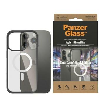 iPhone 14 Pro PanzerGlass ClearCase MagSafe antibacteriană PanzerGlass ClearCase MagSafe - negru / transparent