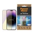 Geam Protecție Ecran iPhone 14 Pro Max - PanzerGlass Ultra-Wide Fit Anti-Blue Light EasyAligner