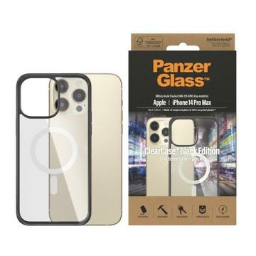 iPhone 14 Pro Max PanzerGlass ClearCase MagSafe antibacteriană PanzerGlass ClearCase MagSafe - negru / transparent