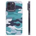 Husă TPU - iPhone 14 Pro Max - Camuflaj Albastru