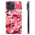 Husă TPU - iPhone 14 Pro Max - Camuflaj Roz