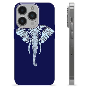 Husă TPU - iPhone 14 Pro - Elefant