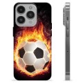 Husă TPU - iPhone 14 Pro - Fotbal în Flăcări