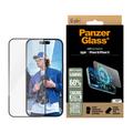 iPhone 15/16 PanzerGlass Gaming Ultra-Wide Fit EasyAligner Protector de ecran din sticlă temperată - 9H - Marginea Neagră