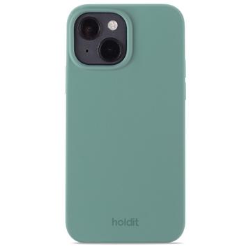 Carcasă iPhone 15 Holdit din silicon - Verde Moss