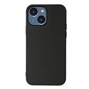 Husă Hibrid pentru iPhone 15 - Fibră Carbon