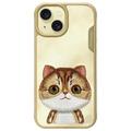 Husă Pisică iPhone 15 Nimmy Friends Big Eyed Pet 2.0