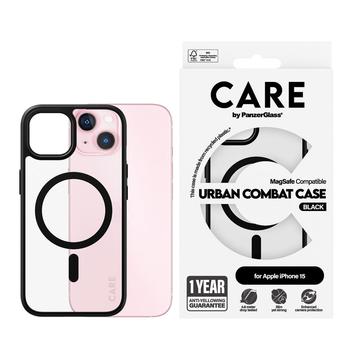 Husă iPhone 15 PanzerGlass Care Urban Combat - compatibilă cu MagSafe