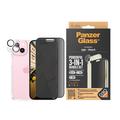 iPhone 15 PanzerGlass Privacy 3-in-1 Pack