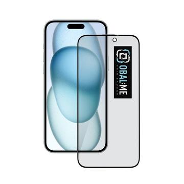 Protecție de ecran din sticlă călită iPhone 15 Plus/16 Plus Obal:Me Privacy 5D - 9H - Marginea Neagră