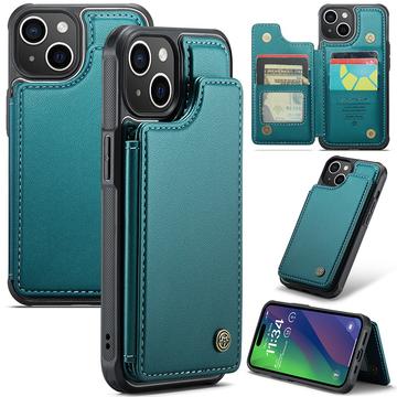 iPhone 15 Plus Caseme C22 Case RFID Card Wallet - Verde