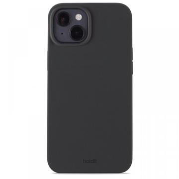 Carcasă iPhone 15 Plus Holdit din silicon - negru