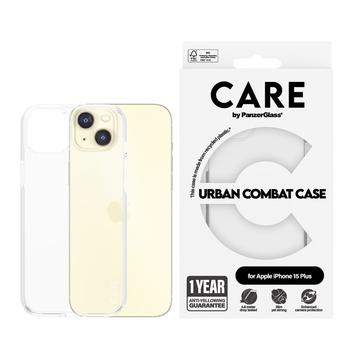 Husă iPhone 15 Plus PanzerGlass Care Urban Combat - Transparent