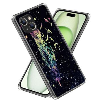 Husă TPU Subțire Stylish iPhone 15 Plus - Pană