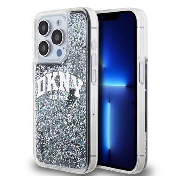 iPhone 15 Pro DKNY Liquid Glitter Lichid Glitter Arch Logo Case