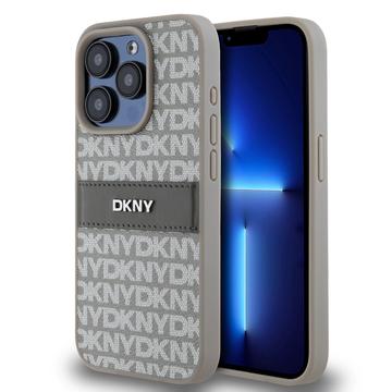 Husa pentru iPhone 15 Pro DKNY Repeat Pattern Tonal Stripe