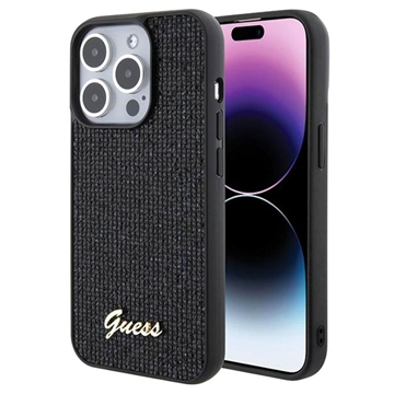 Husă iPhone 15 Pro - Guess Disco Metal Script Logo