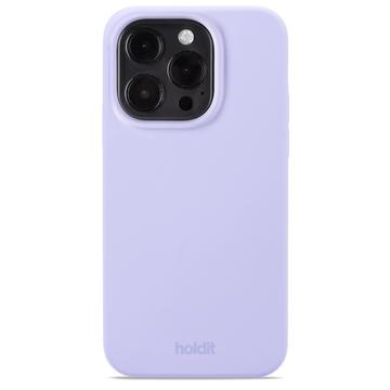 Carcasă iPhone 15 Pro Holdit din silicon - Lavanda