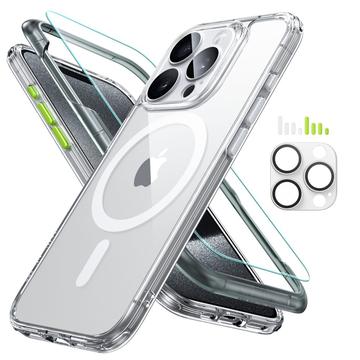 iPhone 15 Pro Max ESR HaloLock MagSafe Classic Pro Set - Transparent