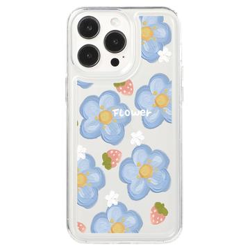 Husă TPU Fashion iPhone 15 Pro Max - Flori / Căpșuni