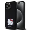 Husă Silicon Liquid iPhone 15 Pro Max Hello Kitty Daydreaming Hello Kitty - Negru