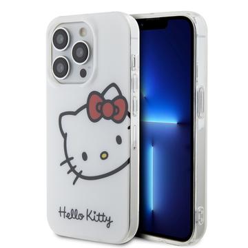 iPhone 15 Pro Max Hello Kitty IML Kitty Head Case - Alb