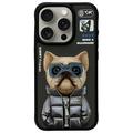 Husă câine iPhone 15 Pro Max Nimmy Friends Cool&Cute 2.0 - negru