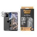 Set Protecție 3-în-1 iPhone 15 Pro Max - PanzerGlass - Transparent