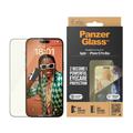 Protector de ecran iPhone 15 Pro Max PanzerGlass EyeCare Ultra-Wide Fit EasyAligner - Marginea Neagră