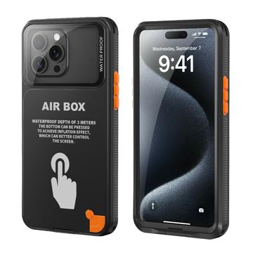 iPhone 15 Pro Max ShellBox Air Box Carcasă rezistentă la apă - negru