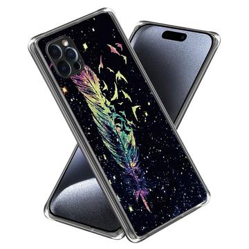 Husă TPU Subțire Stylish iPhone 15 Pro Max - Pană