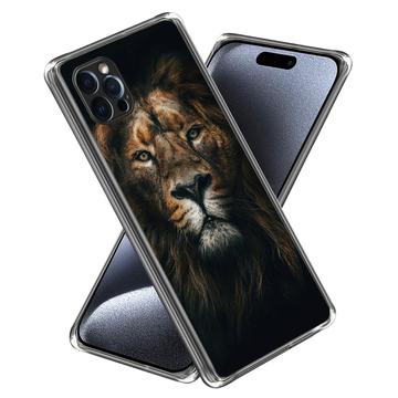 Husă TPU Subțire Stylish iPhone 15 Pro Max - Leu