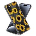 Husă TPU Subțire Stylish iPhone 15 Pro Max - Floarea Soarelui