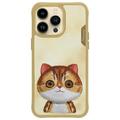 Husă Pisică iPhone 15 Pro Nimmy Friends Big Eyed Pet 2.0