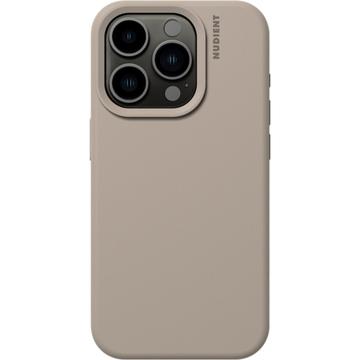 Husă Silicon iPhone 15 Pro Nudient Base - Bej