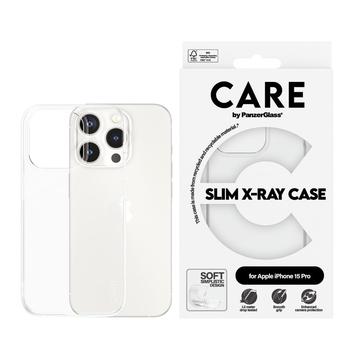 Husă PanzerGlass Care Fashion Slim X-Ray - iPhone 15 Pro - Transparent