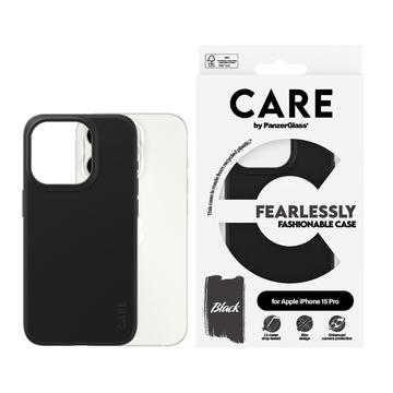 Husă iPhone 15 Pro PanzerGlass Care Fearlessly Fashionable - Negru