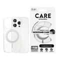 Husă iPhone 15 Pro PanzerGlass Care Kickstand - compatibil MagSafe - Argint