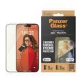 Protector de ecran iPhone 15 Pro PanzerGlass EyeCare Ultra-Wide Fit EasyAligner - Marginea Neagră