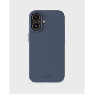 Husă de silicon iPhone 16 Holdit - Albastru Pacific