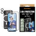 Pachet de protecție iPhone 16 PanzerGlass 3 în 1