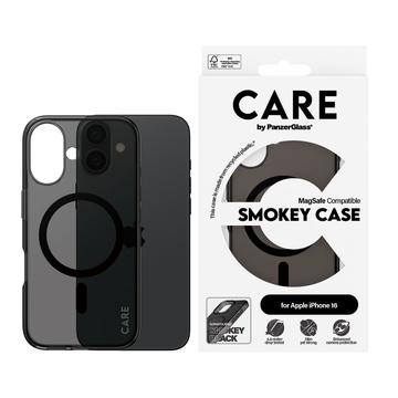 Husă PanzerGlass Care Smokey Urban Combat pentru iPhone 16 - compatibil MagSafe - negru