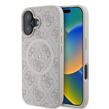 Husa inelara colorata Guess 4G iPhone 16 Plus - Compatibil MagSafe