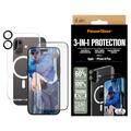 Pachet de protecție iPhone 16 Plus PanzerGlass 3 în 1