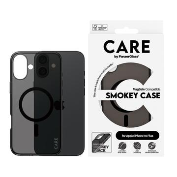 Husă PanzerGlass Care Smokey Urban Combat pentru iPhone 16 Plus - compatibil MagSafe - negru