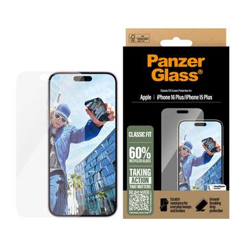 Geam Protecție Ecran iPhone 16 Plus/15 Plus - PanzerGlass Classic Fit