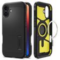 Husă iPhone 16 Plus - Spigen Tough Armor Mag - Negru