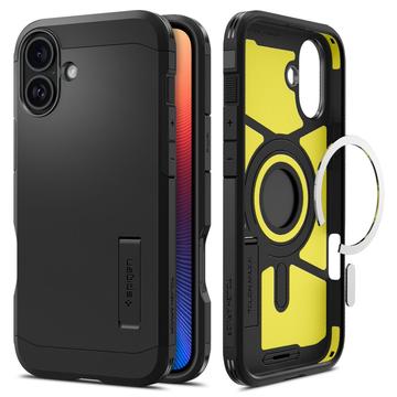 Husă iPhone 16 Plus - Spigen Tough Armor Mag - Negru