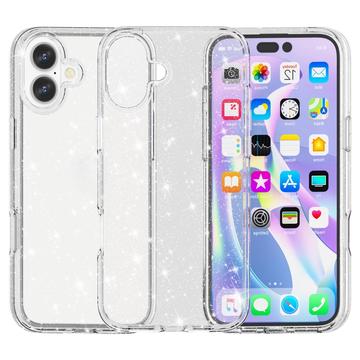 Husă Hibrid iPhone 16 Plus - Stylish Glitter